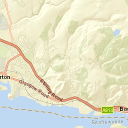 West Dunbartonshire Street Map