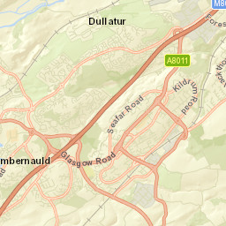 Cumbernauld Street Map