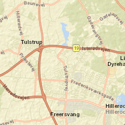 Hillerød Street Map