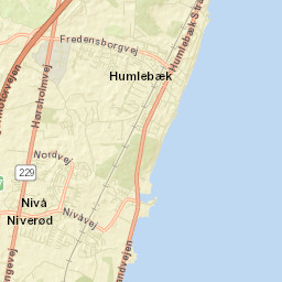 Humlebæk Street Map