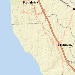 Rydebäck Street Map