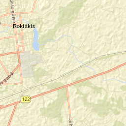 Rokiškis Street Map