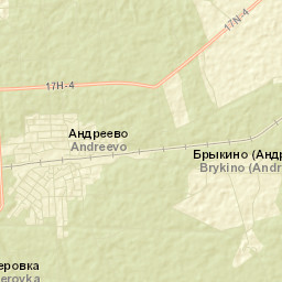 Andreyevo Street Map