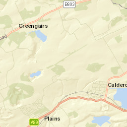 Caldercruix Street Map