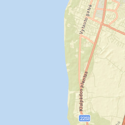 Palanga Street Map