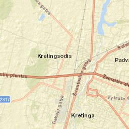Kretinga Street Map