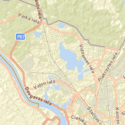 Daugavpils Street Map