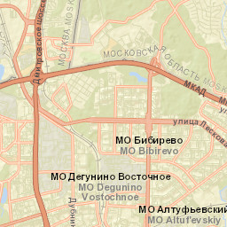 Bibirevo Street Map