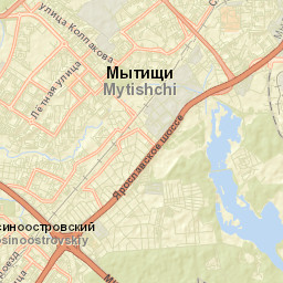 Mytishchi Street Map