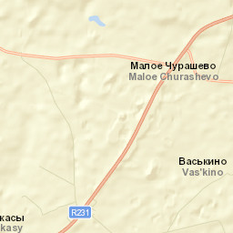Yadrinskiy Rayon Street Map