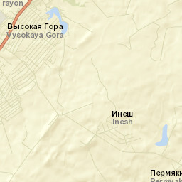 Vysokogorskiy Rayon Street Map