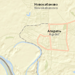 Agidel’ Street Map
