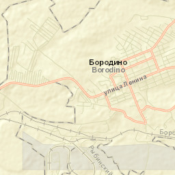 Borodino Street Map