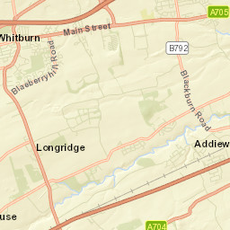 East Whitburn Street Map