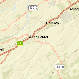 West Calder Street Map