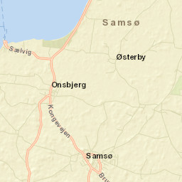 Samsø Kommune Street Map