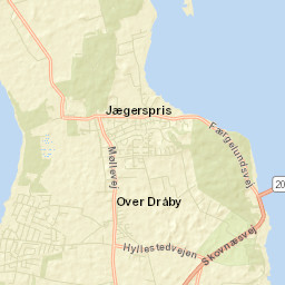 Jægerspris Street Map