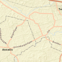 Teckomatorp Street Map