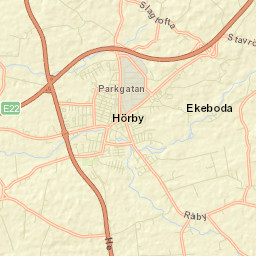Hörby Street Map