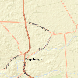 Degeberga Street Map