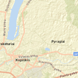 Kupiskis Street Map