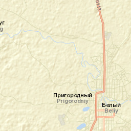 Belyy Street Map