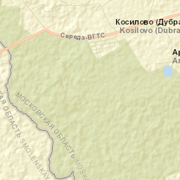 Arkhangel’skoye Street Map
