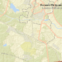 Losino-Petrovskiy Street Map