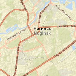 Noginsk Street Map