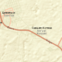 Tsivil’skiy Rayon Street Map