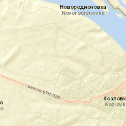 Kozlovka Street Map