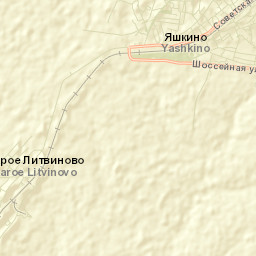 Yashkino Street Map