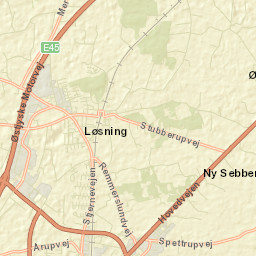 Hedensted Kommune Street Map