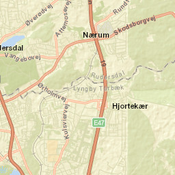 Rudersdal Kommune Street Map
