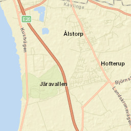 Hofterup Street Map
