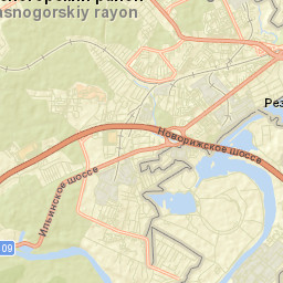 Krasnogorsk Street Map