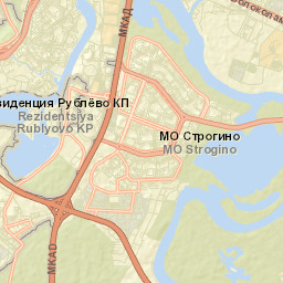 Rublëvo Street Map