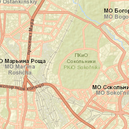 Sokol’niki Street Map