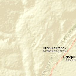 Nizhneangarsk Street Map