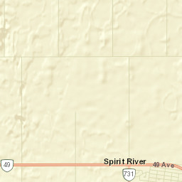 Spirit River Street Map