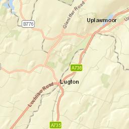 37 Neilston Road, Uplawmoor, Glasgow Street Map