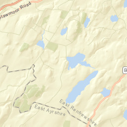 B769, Glasgow, East Renfrewshire G77, UK Street Map