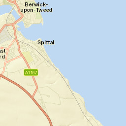 Berwick-Upon-Tweed Street Map