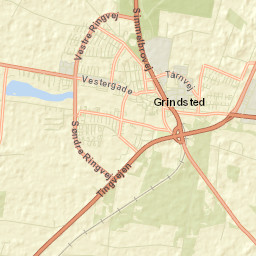 Grindsted Street Map