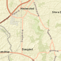 Hedensted Street Map