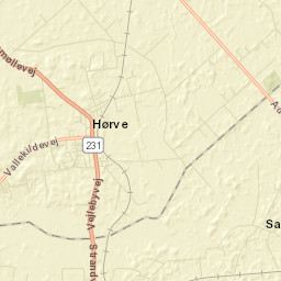 Hørve Street Map