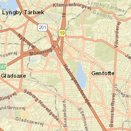 Kongens Lyngby Street Map