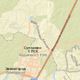 Zvenigorod Street Map