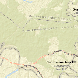 Nikolina Gora Street Map