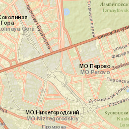 Ryazanskiy Street Map